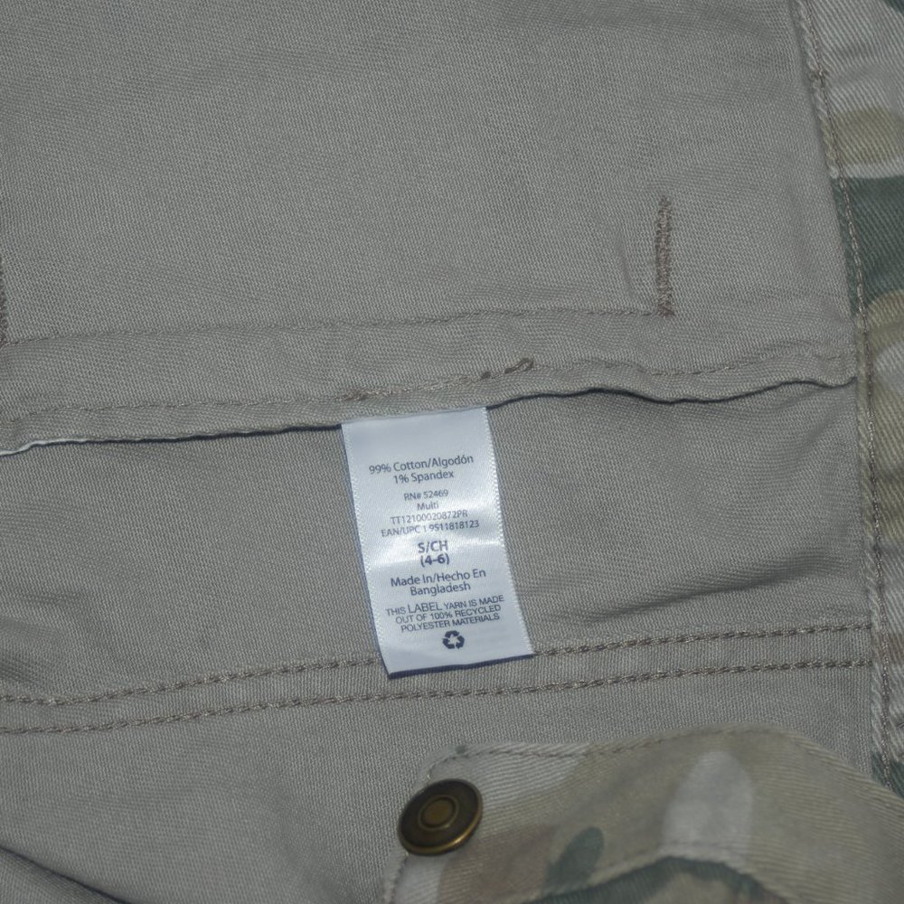 NWT TIME AND TUE Camouflage Military Denim Jacket - Picture 5 of 6